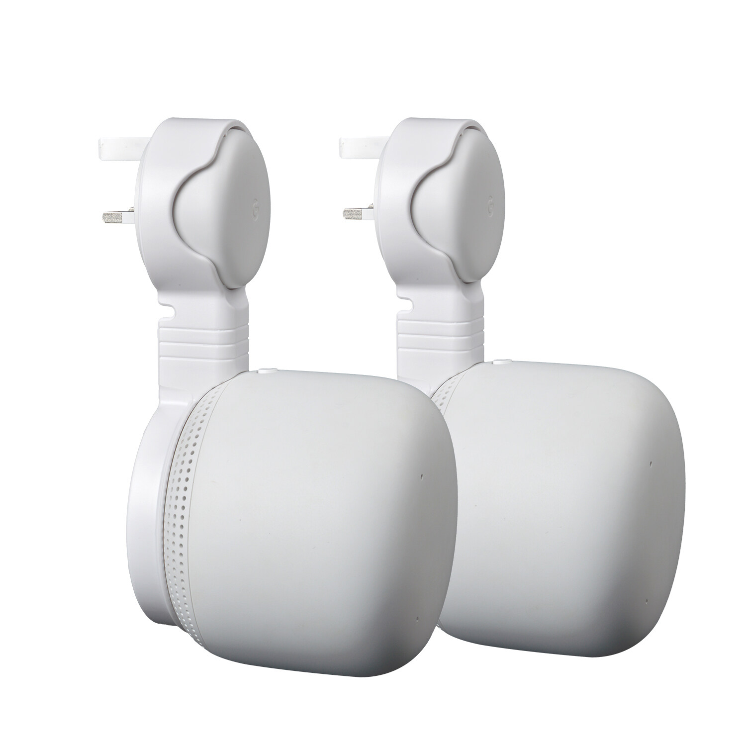 STANSTAR Wall Mount for Google Nest Point, Space Saving Holder, Easy Moved, Cord Management for Google Nest Point Without Messy Wires and Screws