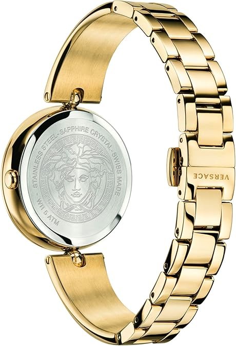 Versace Womens Champagne 34 mm Palazzo Empire Watch VECQ00618