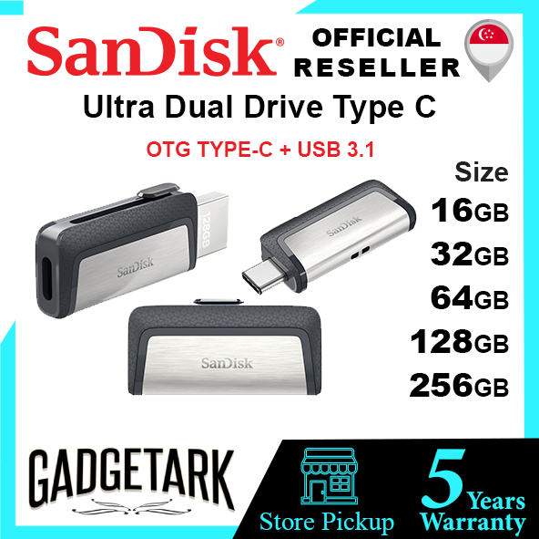 SanDisk Ultra Dual Drive Type C 16GB I 32GB I 64GB I 128GB I 256GB OTG