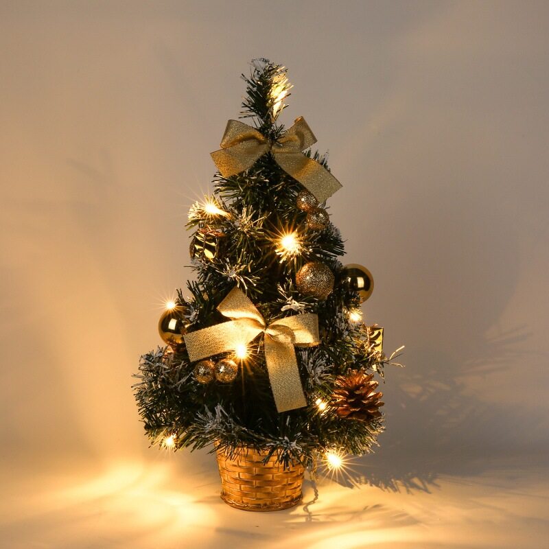 40cm Table LED Christmas Tree Nightlight Decoration Light Pine Tree Mini Xmas Tree Christmas Decoration New Year Gift