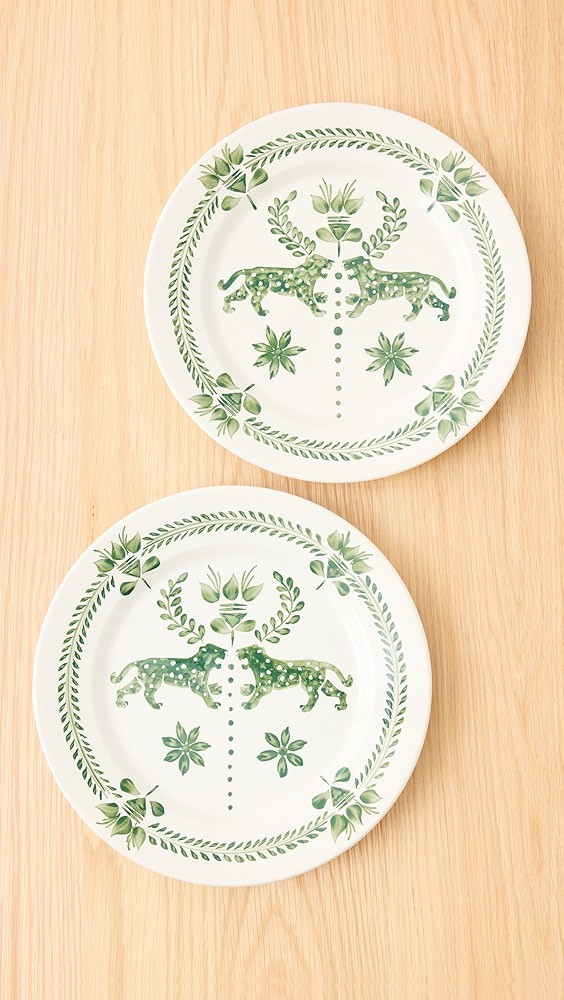 Dark Jungle Sabor Ancestral Dinner Plate Set of 2