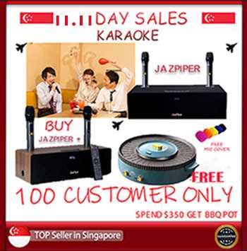 ?11/11 ?⭐Huge Promo⭐Jazpiper & Jazpiper plus all-in-one KTV Family Karaoke set with 2 wireless Microphone Karaoke System Song Library via HP Control SG Local Warranty Local Retail Shop