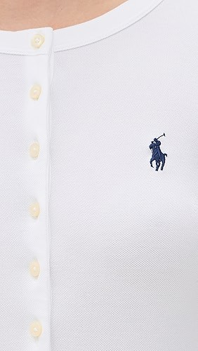Cotton Polo Cardigan