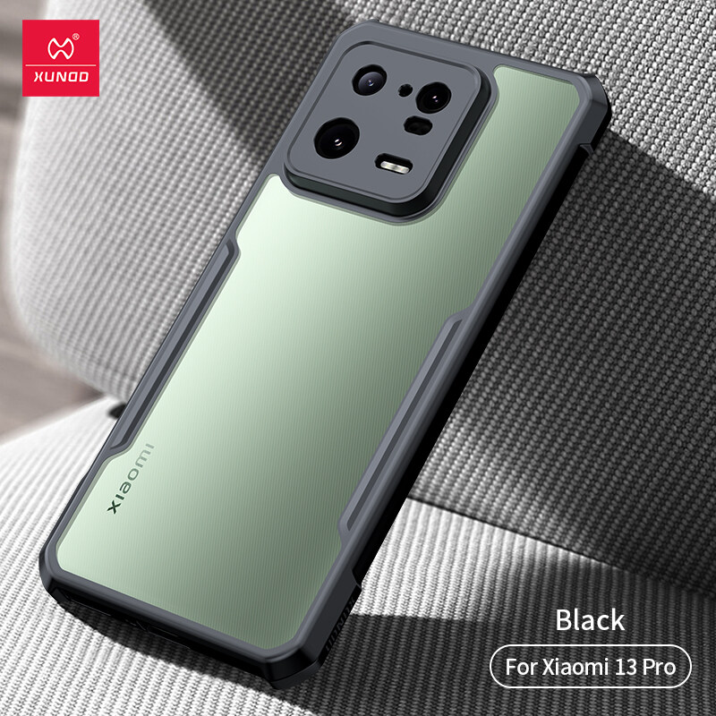 Xiaomi 13 Pro Casing Xundd Phone Case Anti Fingerprint Transparent Back Cover Air-bag Shockproof Protective Shell For Xiaomi Mi 13 Pro