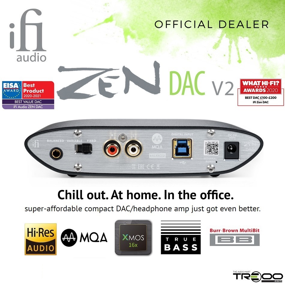 iFi ZEN DAC V2 Desktop Headphone Amplifier & USB DAC