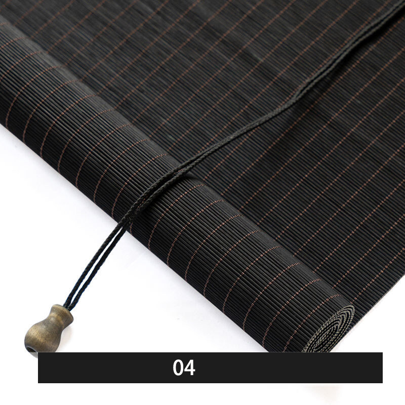 Natural Classic Bamboo Blinds Good Light Filtering Window Door Curtains Blackout Roller Curtains Shades for Windows