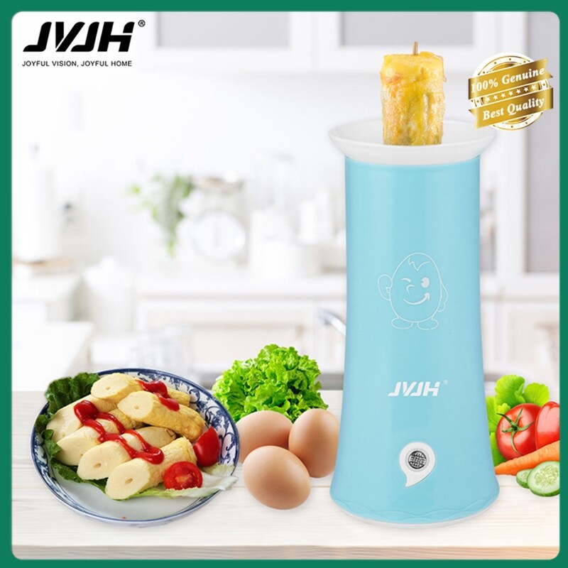 JVJH Electric Egg Roll Maker Pop Up Egg Master Roller PTC Fast Heating Breakfast Making Machine Easy Omelette Cooker Kitchen Tool For Kids & Adult JD064