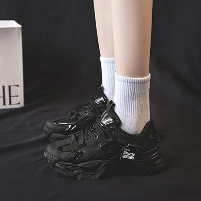 Women's fashionable and comfortable sports breathable mesh thick-soled sports shoes casual jogging shoes 5.5-8.5