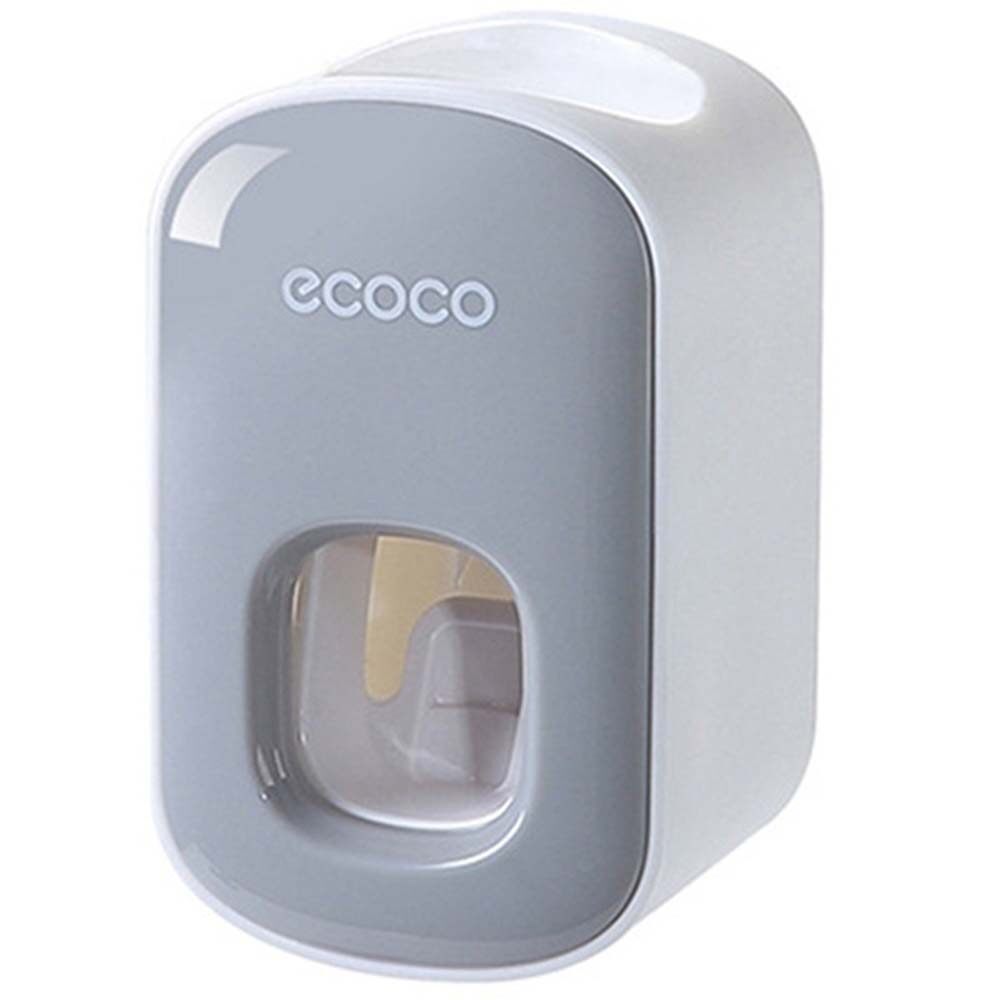 [Fast Delivery]Creative No-punch Useful Wall Mount Lazy Automatic Bathroom Accessories Toothpaste Squeezer Toothbrush Holder Toothpaste Dispenser