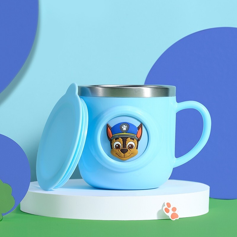 Paw Patrol 9 Oz Kids 316 Stainless Steel 3D Mug with Lid - Eco-Friendly - BPA Free