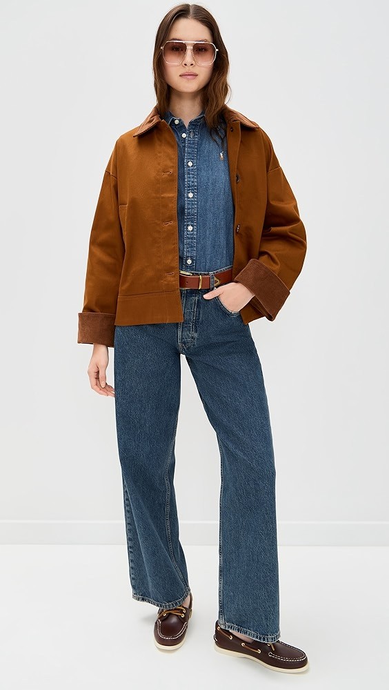 Denim Long Sleeve Button Down
