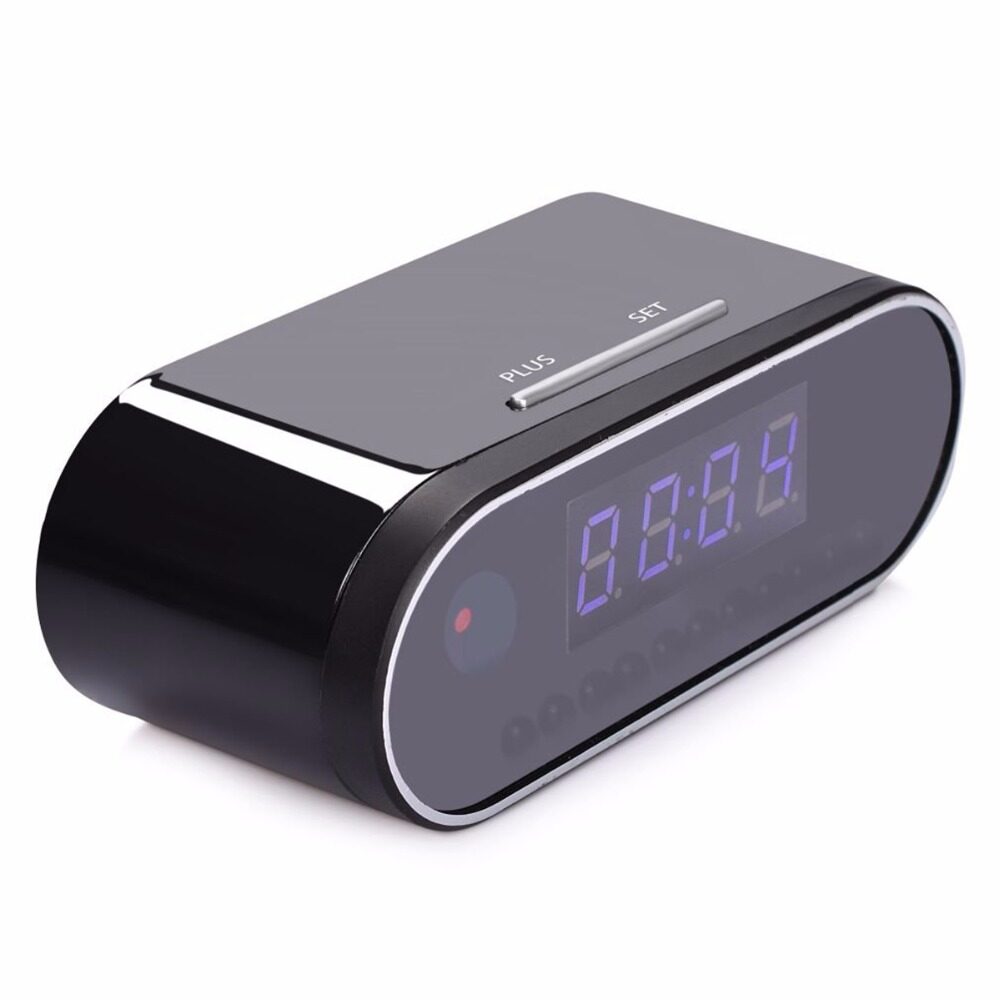 【Ready Stock】Original Mini WIFI Full HD 1080P Wifi IP DVR Motion Camera Alarm Clock Night Vision/Motion Detection/Loop Recording Wireless Security Camera mini camera connect to phone body camera vid