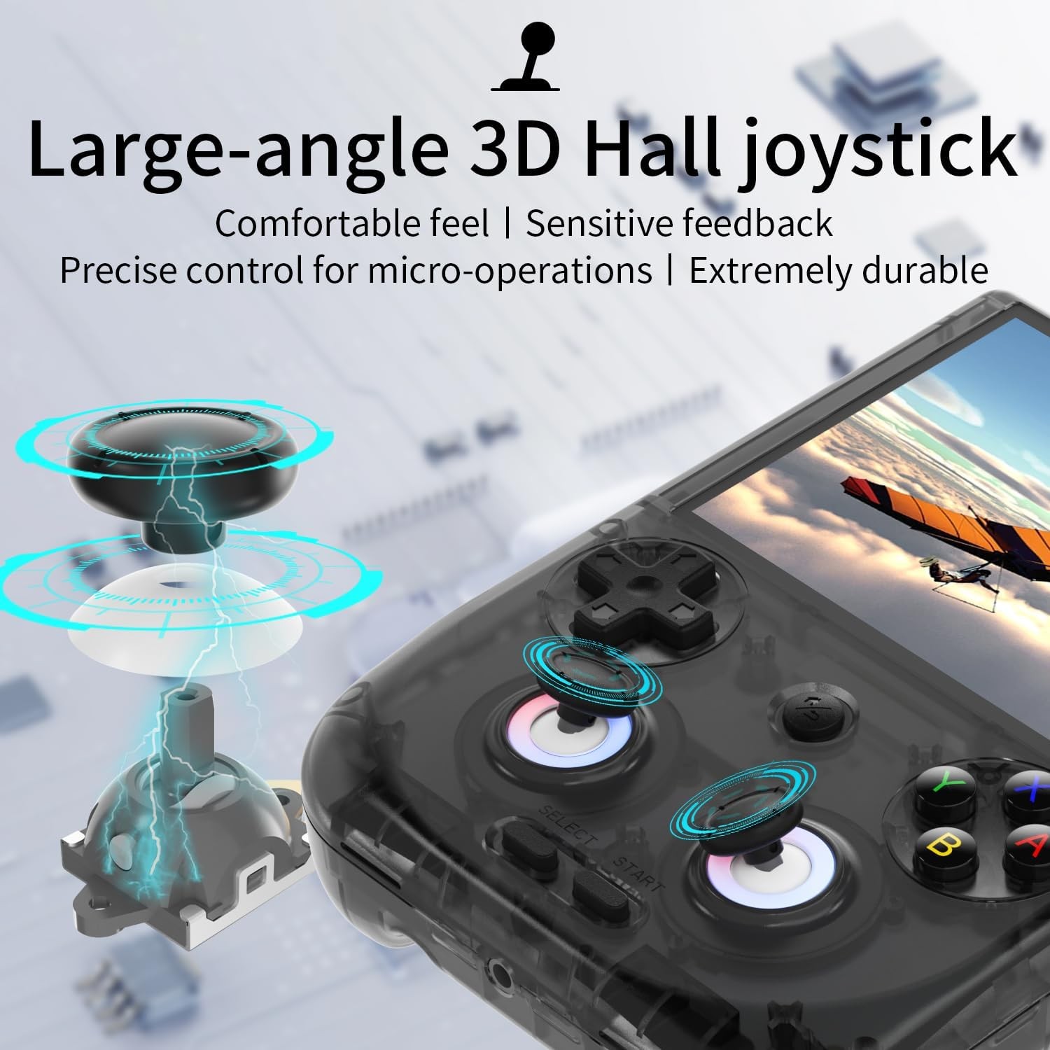 RG406V Handheld Game Console Preloaded Games RG 406V 4-inch IPS Multi-touch Screen Retro Game Console 128G UFS2.2 Android 13 Retro Emulator RG406V 5500mAh Battery 1080p DP Output WIFI Bluetooth Black