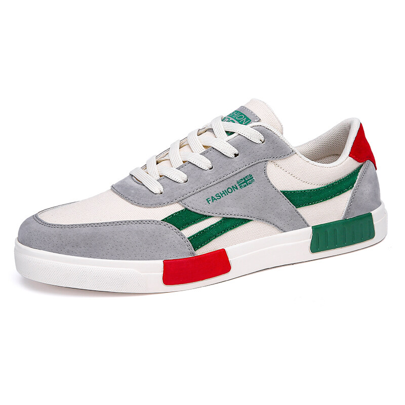 New Student All-match Flat Casual Canvas Shoes Lace-up Non-slip Sneakers Men's Shoes