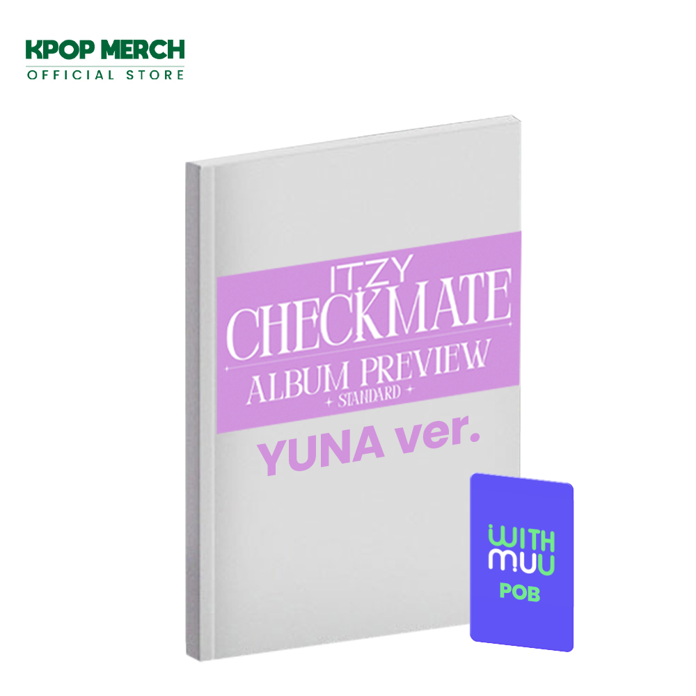+ [ WITHMUU gift ] ITZY - mini album [ Checkmate ] version.