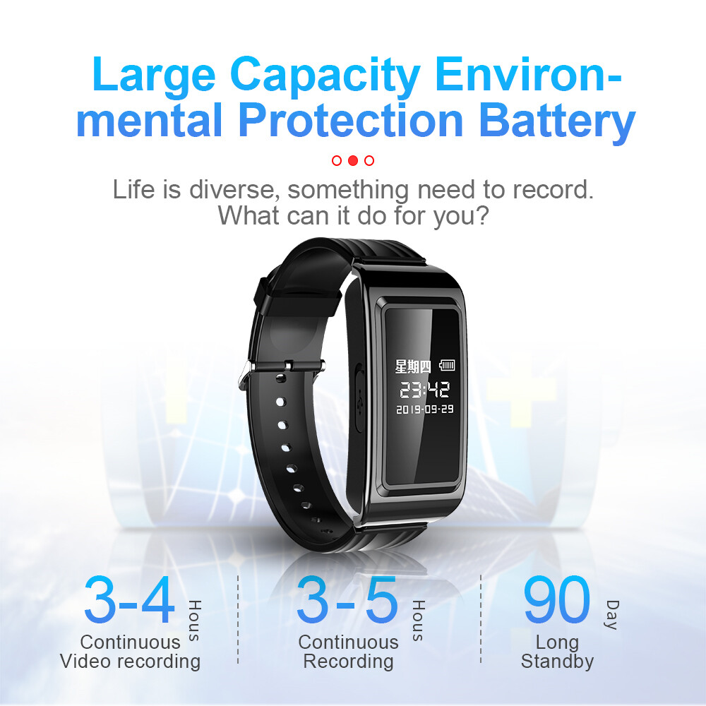 Camera Voice Recorder 2 IN 1】Original 1080p wireless Mini S-py Camera Hidden Digital Video Camera Smart Watch HD Video Recorder Sports Camera hidden camera connect to phone for bathroom body camera wa