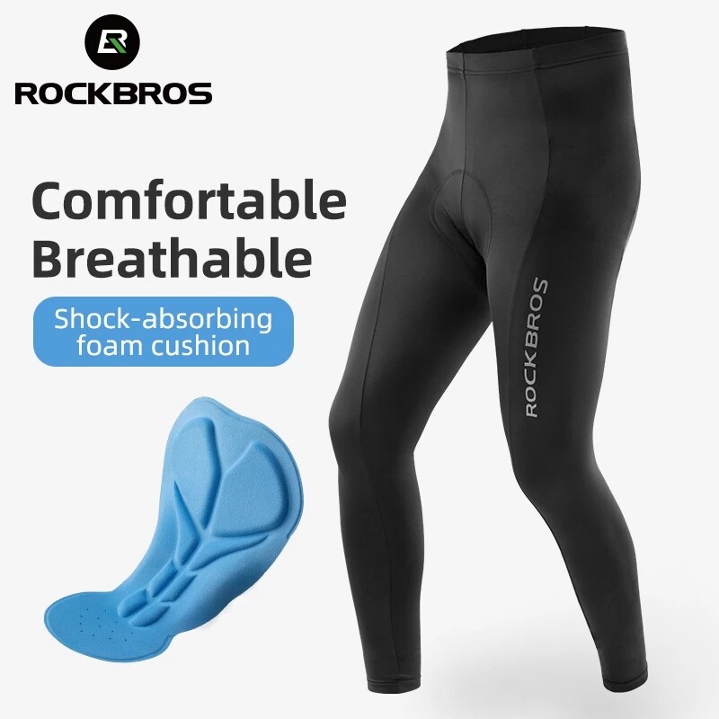 ROCKBROS Bicycle Pants Breathable Three-dimensional Tailoring Trousers Shock Absorption Comfortable Reflective Cycling Equipment ROCKBROS Bicycle Pants Breathable Three-dimensional Tailoring Trousers